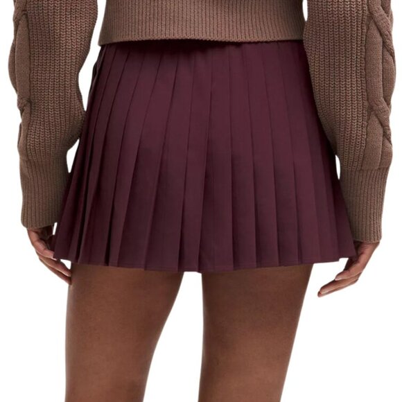 Lululemon Athletica Burgundy Tennis Skirt - Picture 9 of 11